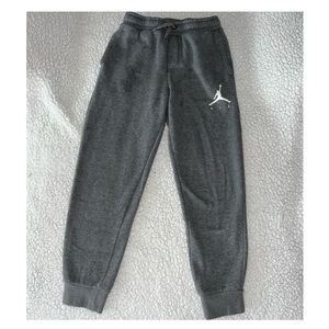 boys Nike Jordan Grey sweatpants.